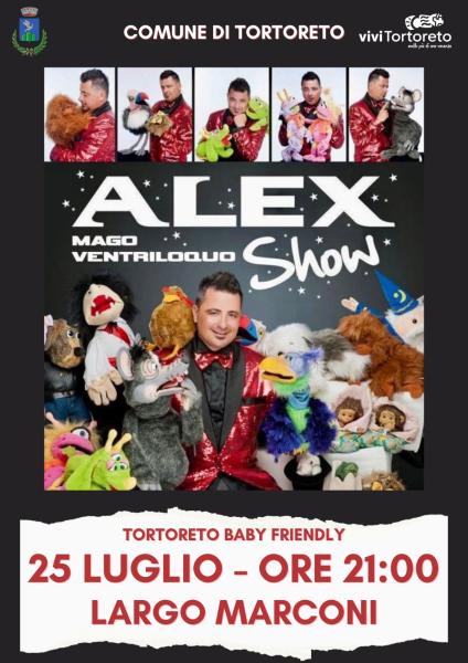 Alex magician ventriloquist show