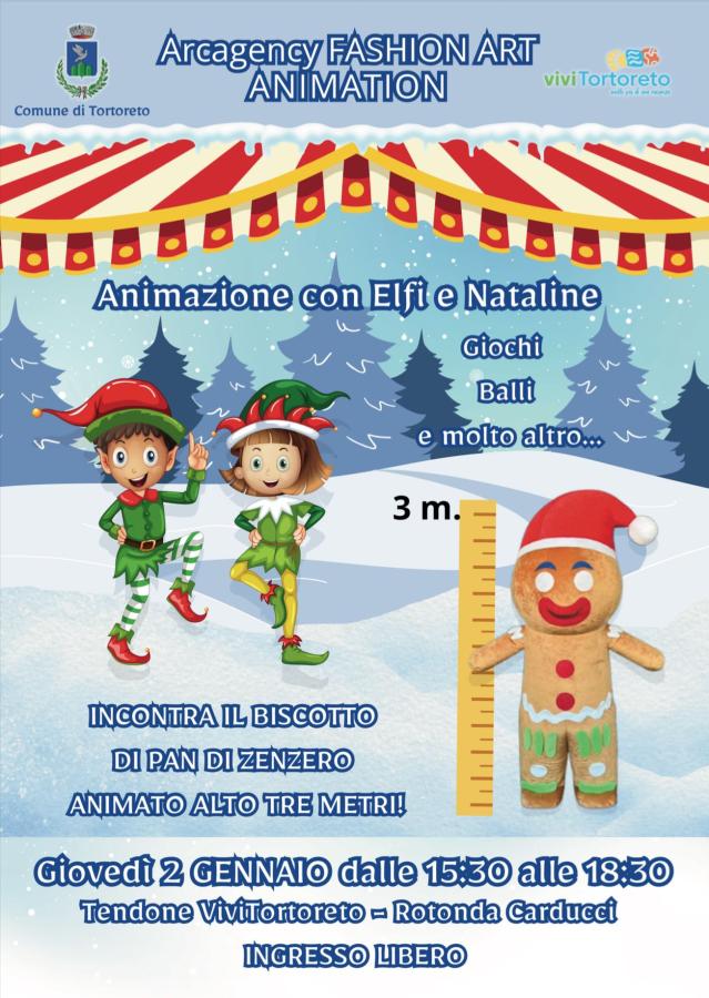 Animazione con Elfi e Nataline